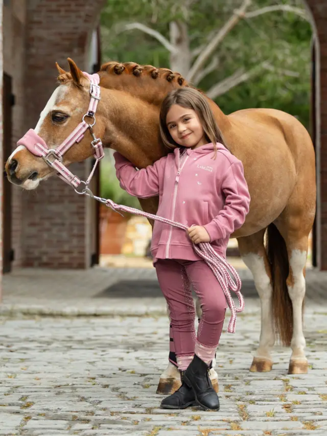 LeMieux Mini Charlie Zip Through Hoodie Peony