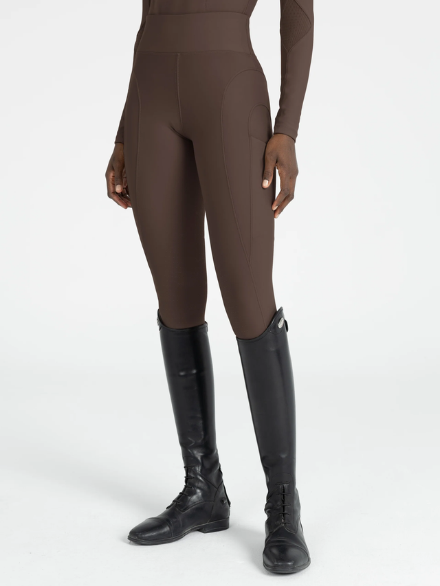 Maximilian Outline Riding Leggings Mocha