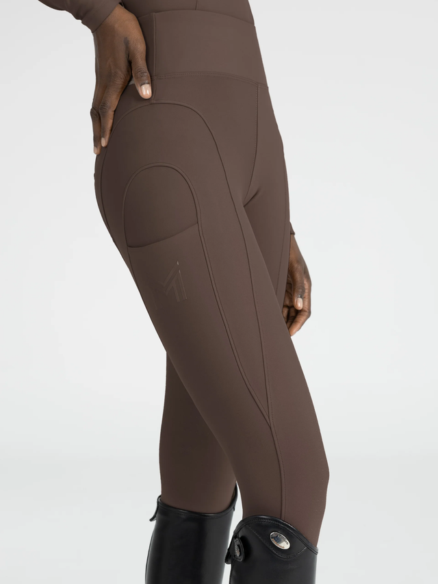 Maximilian Outline Riding Leggings Mocha