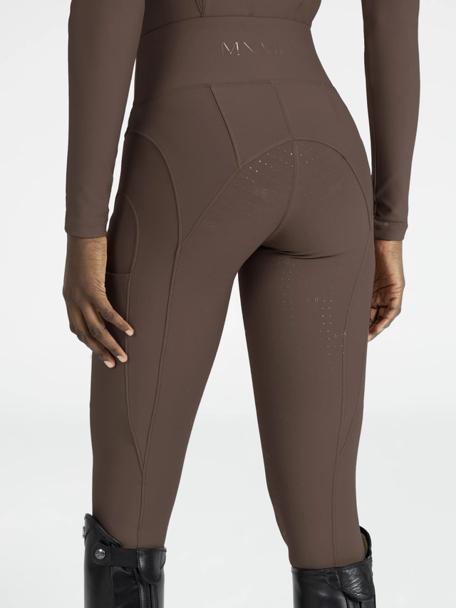 Maximilian Outline Riding Leggings Mocha