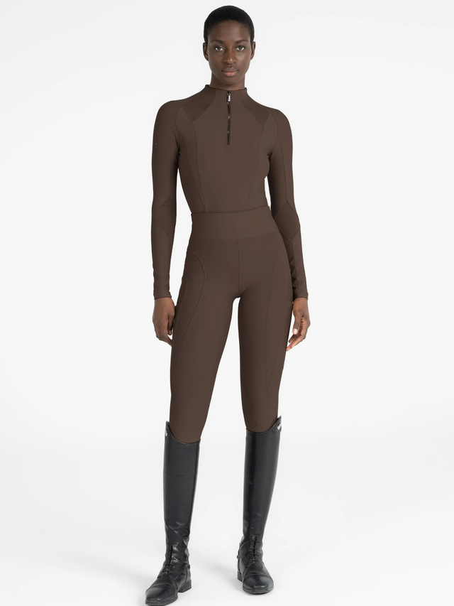Maximilian Outline Riding Leggings Mocha