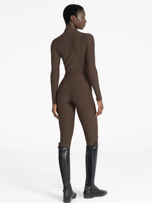 Maximilian Outline Riding Leggings Mocha