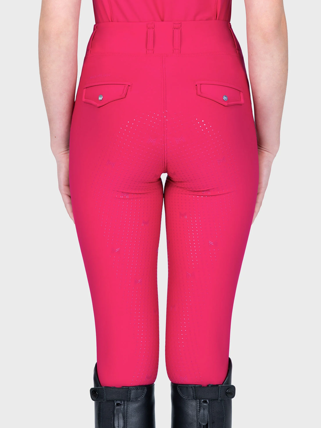 Maximilian Young Rider Pro Riding Leggings Cranberry