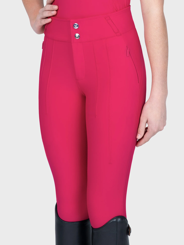 Maximilian Young Rider Vision Breeches Cranberry