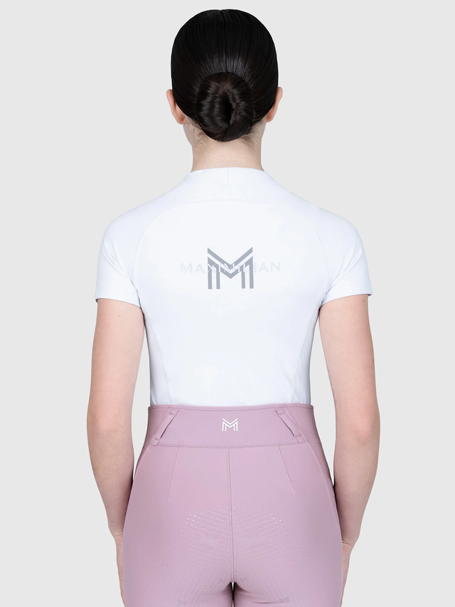 Maximilian Young Rider Nora Short Sleeve Base Layer White