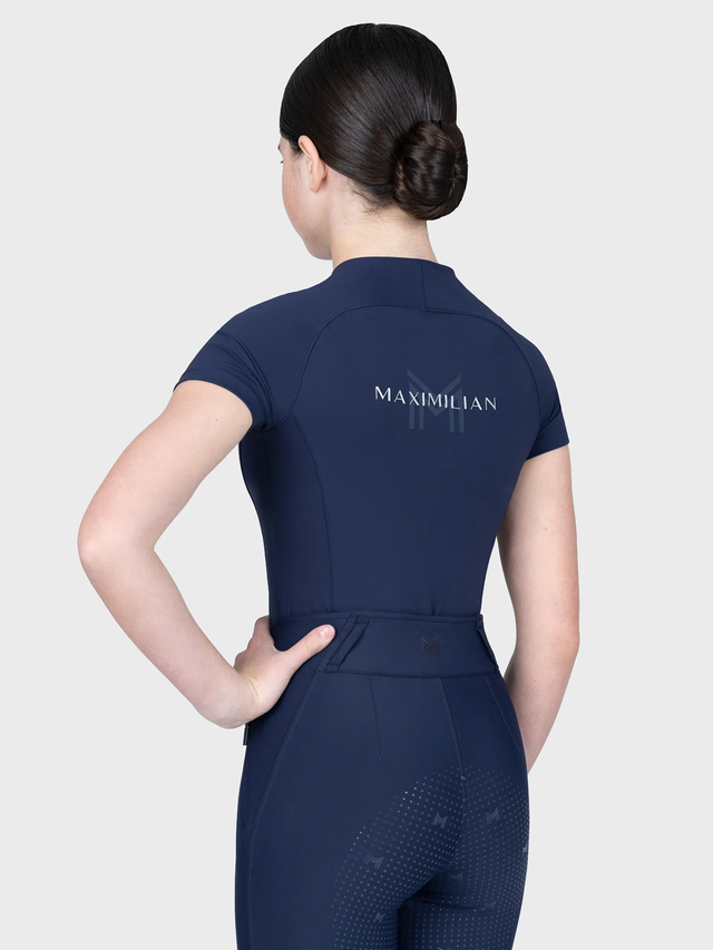 Maximilian Young Rider Nora Short Sleeve Base Layer Navy