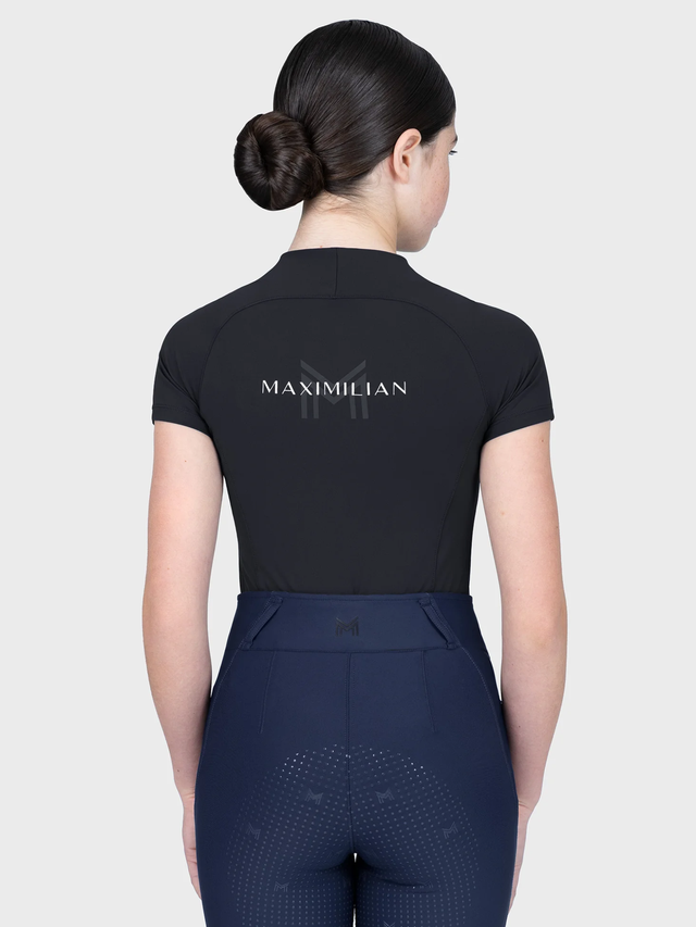 Maximilian Young Rider Nora Short Sleeve Base Layer Black