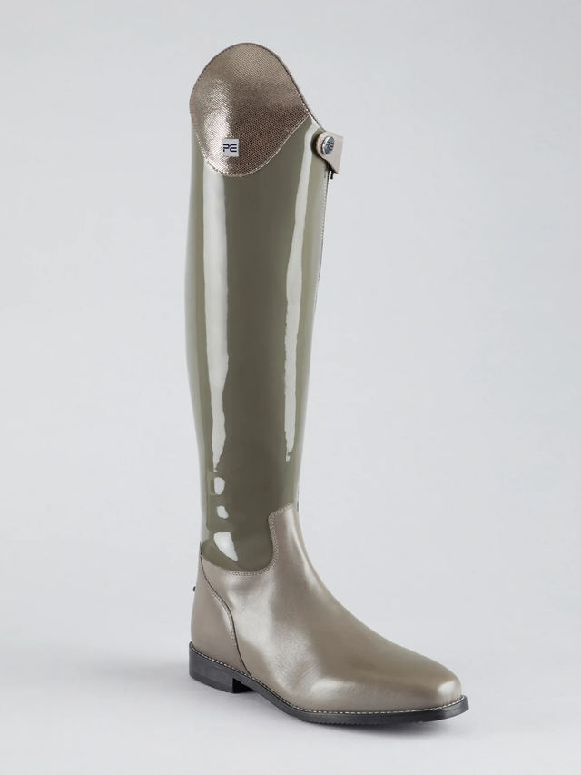 Premier Equine Levade Ladies Leather Dressage Riding Boots Grey