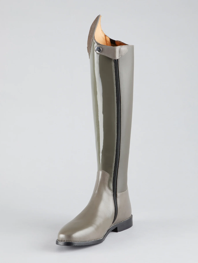 Premier Equine Levade Ladies Leather Dressage Riding Boots Grey