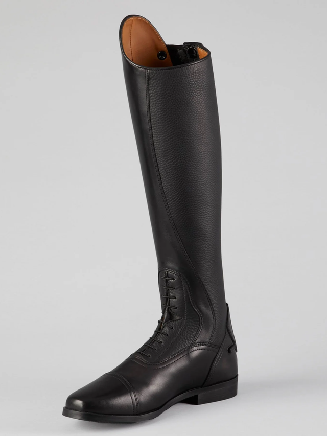 Premier Equine Silentio Mens Leather Field Boot Black