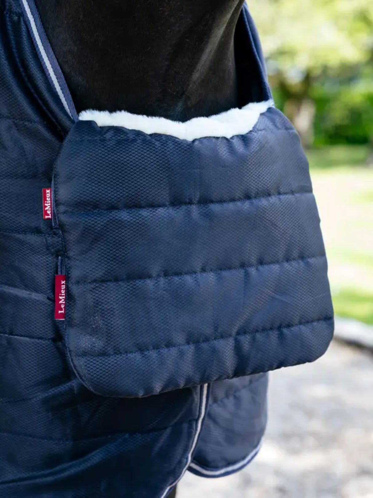 LeMieux Chest Protection Pad Navy