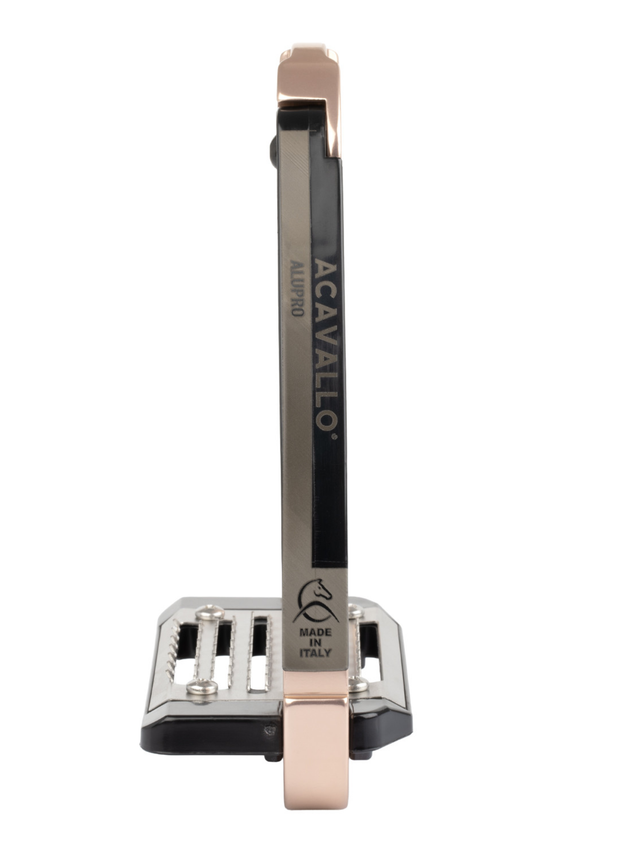 Acavallo Arena AluPro Stirrups Titanium Rose