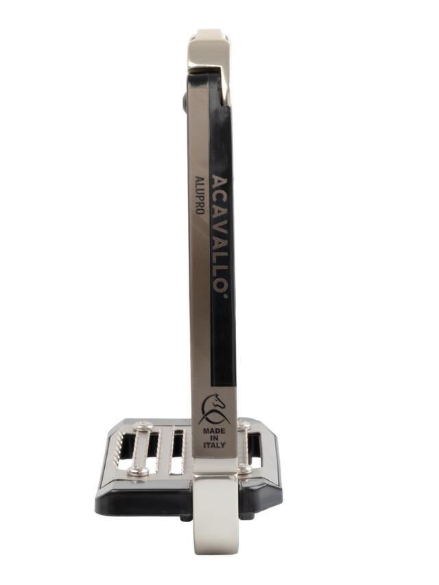 Acavallo Arena AluPro Stirrups Solar Titanium
