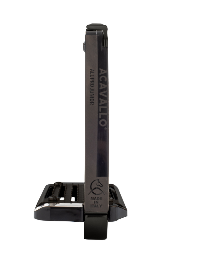 Acavallo Arena AluPro Junior Stirrups Total Black