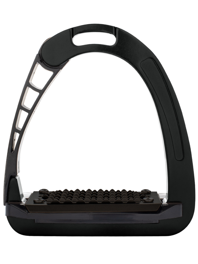Acavallo Arena AluPro Junior Stirrups Total Black