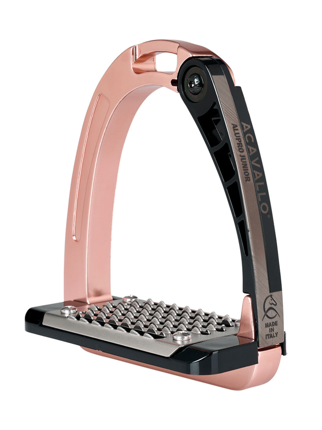 Acavallo Arena AluPro Junior Stirrups Phantom Rose