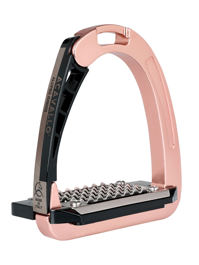 Acavallo Arena AluPro Junior Stirrups Phantom Rose