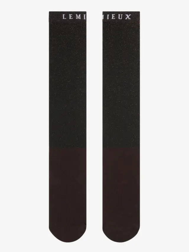 LeMieux Brilliance Competition Socks Espresso