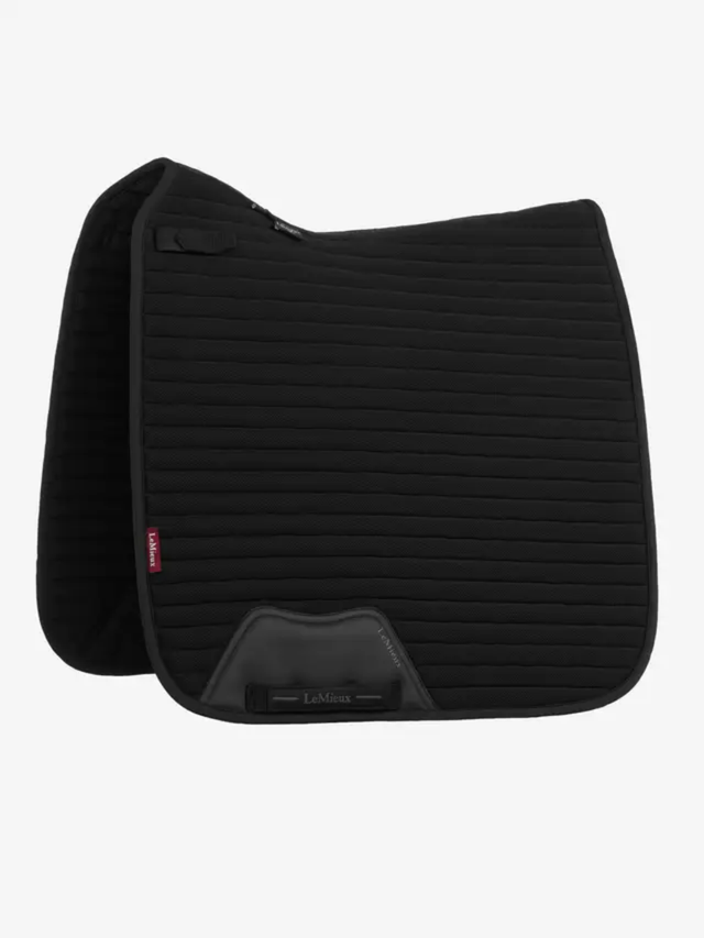 LeMieux Air-Tek Mesh Dressage Saddle Pad Black
