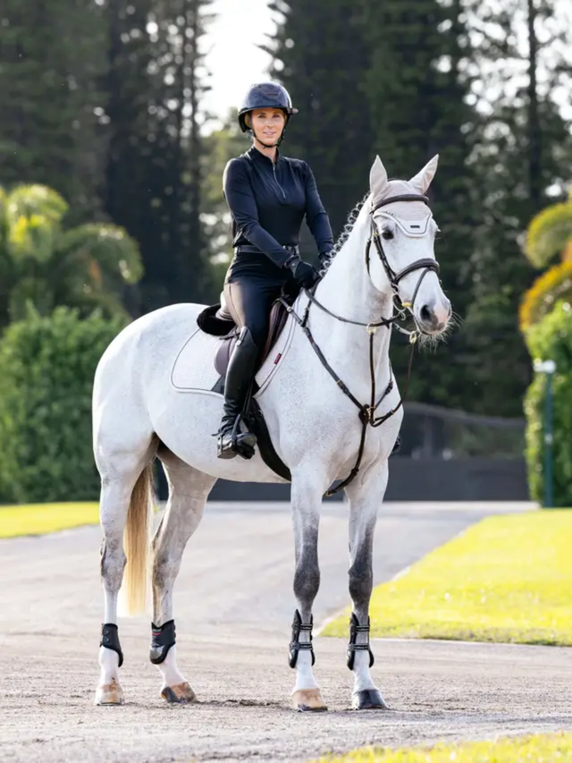 LeMieux Essence Eurojump Square Saddle Pad Stone