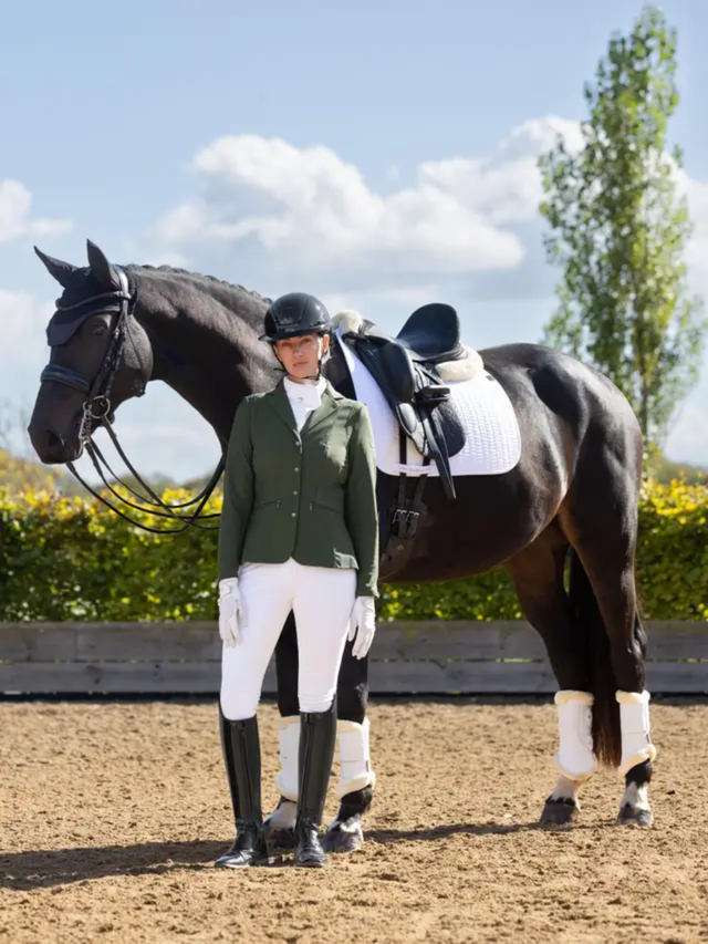 LeMieux Essence Dressage Saddle Pad White