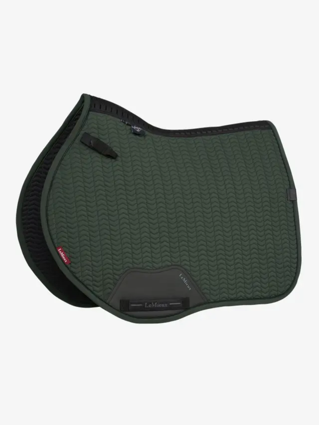LeMieux Essence Eurojump Square Saddle Pad Pine Green