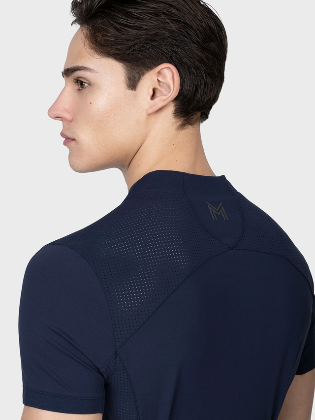 Maximilian Track Short Sleeve Base Layer Atlantic
