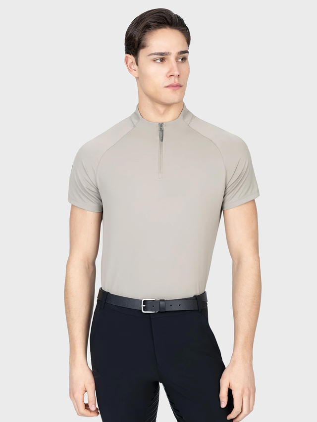Maximilian Code Short Sleeve Base Layer Soft Taupe