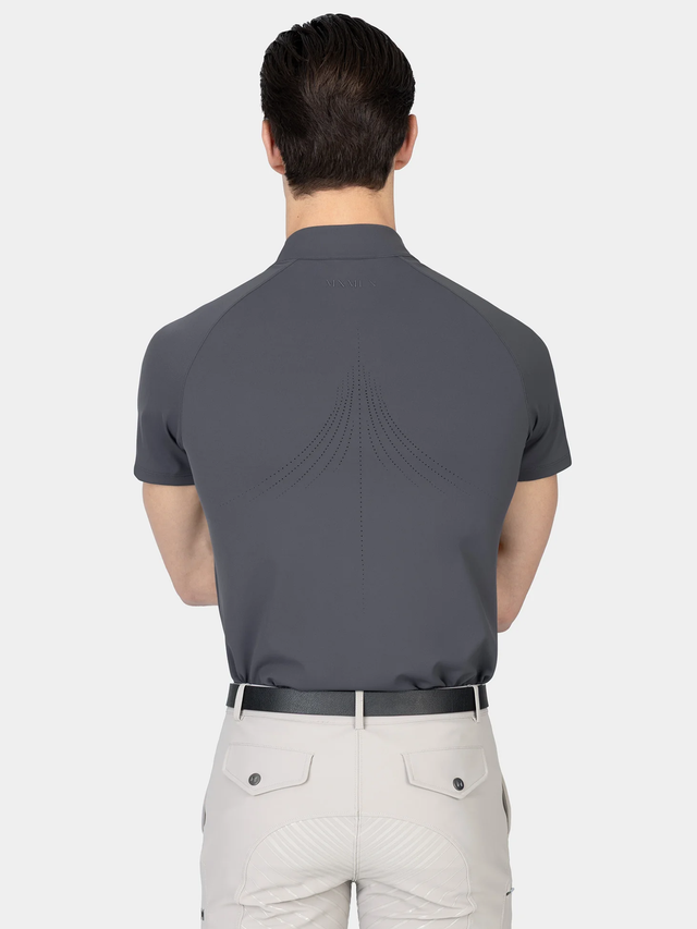 Maximilian Code Short Sleeve Base Layer Graphite
