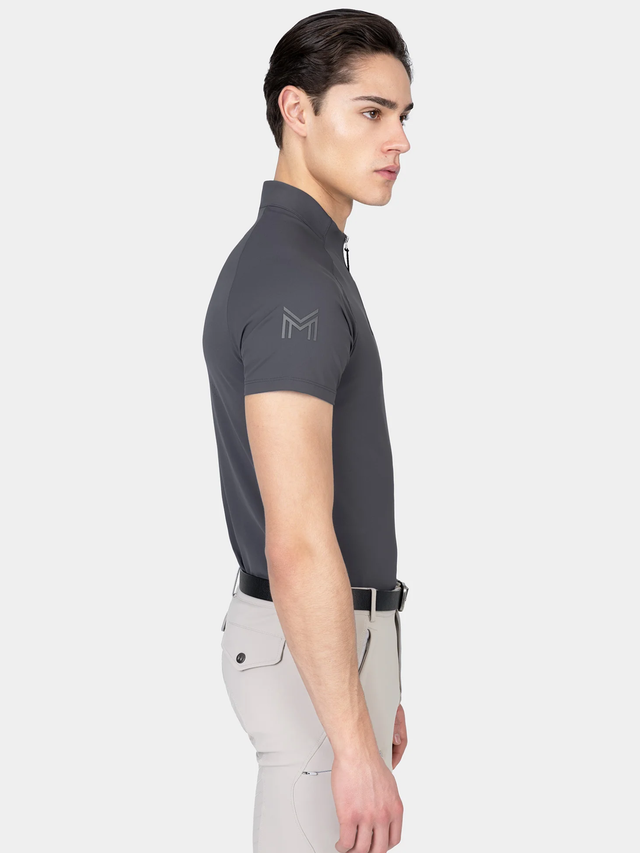 Maximilian Code Short Sleeve Base Layer Graphite