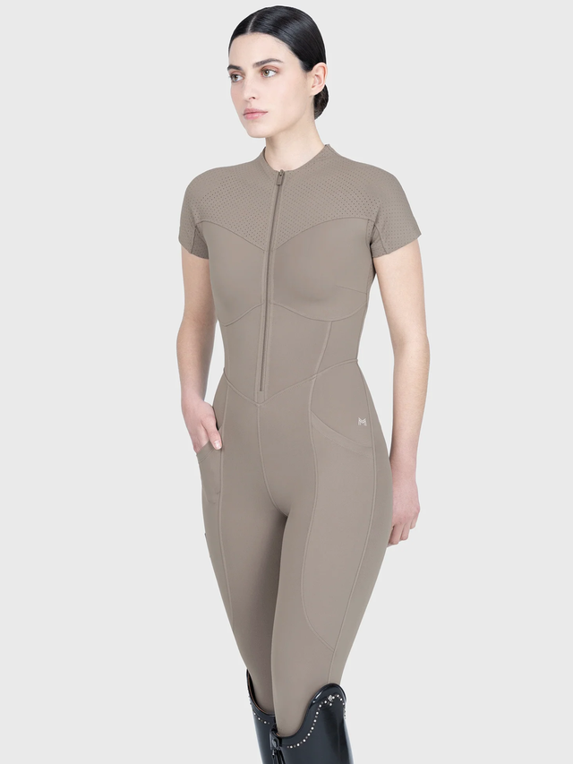 Maximilian Air-Tech Riding Jumpsuit Taupe
