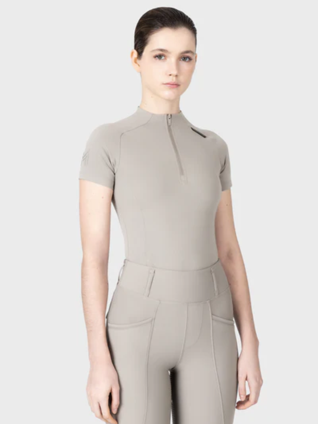 Maximilian Origin Short Sleeve Base Layer Soft Taupe