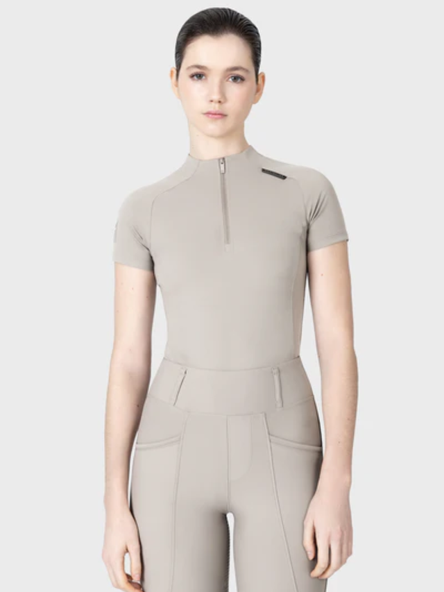 Maximilian Origin Short Sleeve Base Layer Soft Taupe