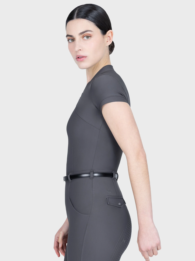 Maximilian Velya Short Sleeve Base Layer Graphite