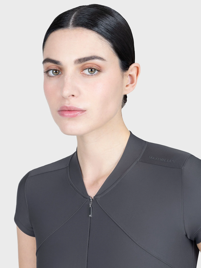 Maximilian Velya Short Sleeve Base Layer Graphite