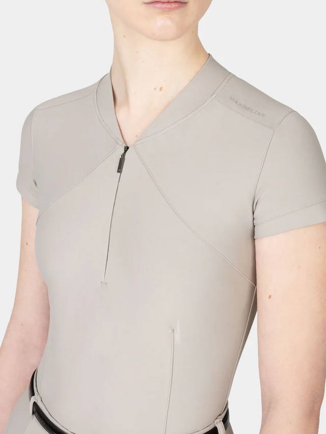 Maximilian Velya Short Sleeve Base Layer Soft Taupe