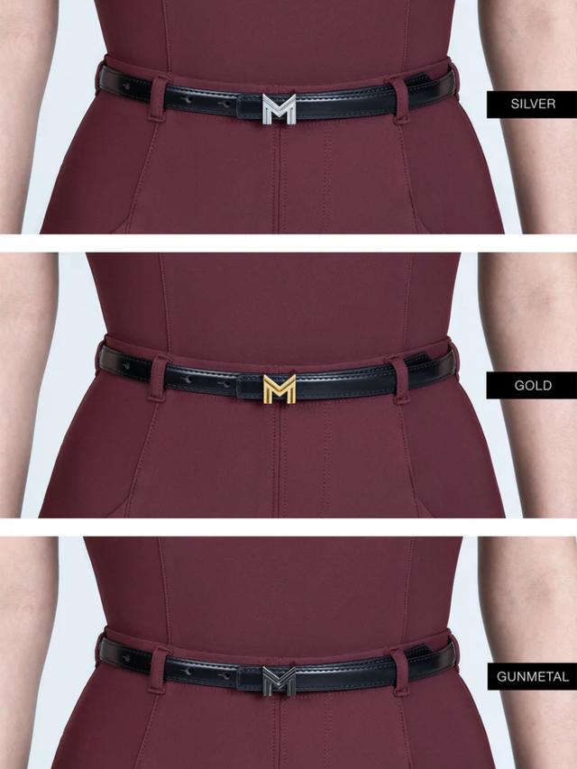 Maximilian Velya Riding Leggings + Belt Rosewood