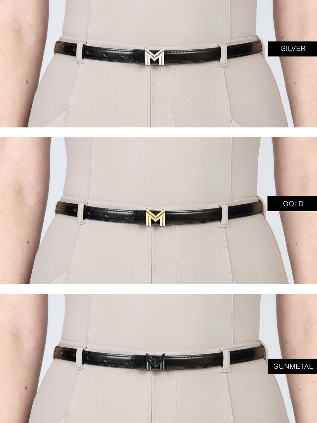 Maximilian Velya Riding Leggings + Belt Soft Taupe