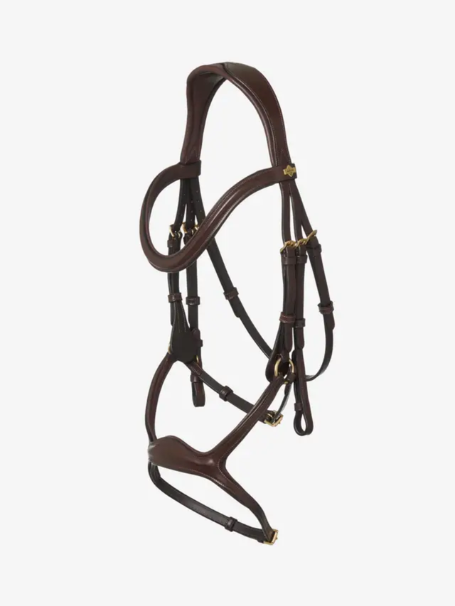 LeMieux Kudos Sport Bridle Havana/Brass