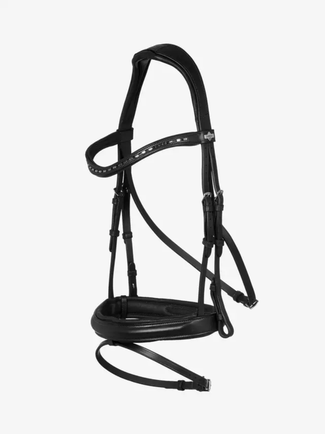 LeMieux Kudos Anatomic Dressage Bridle Black