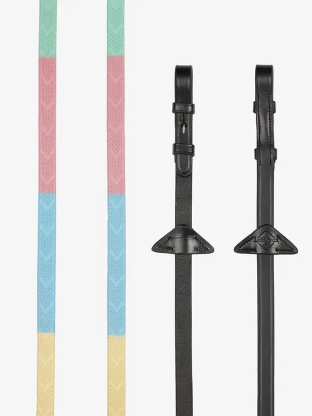 LeMieux Versa Grip Reins Spring Pastels