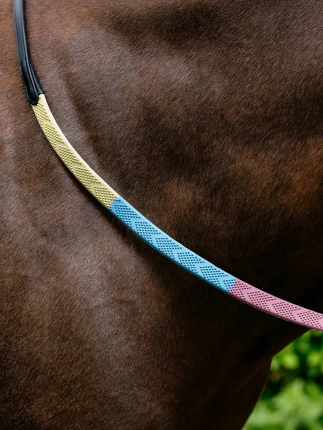 LeMieux Versa Grip Reins Spring Pastels