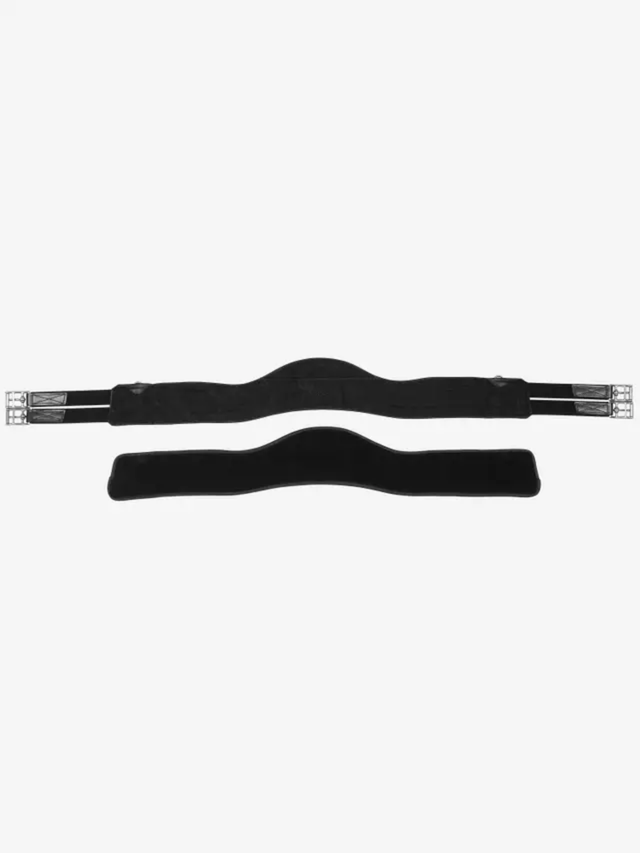LeMieux Hunter Girth with Detachable Non-Slip Liner Black