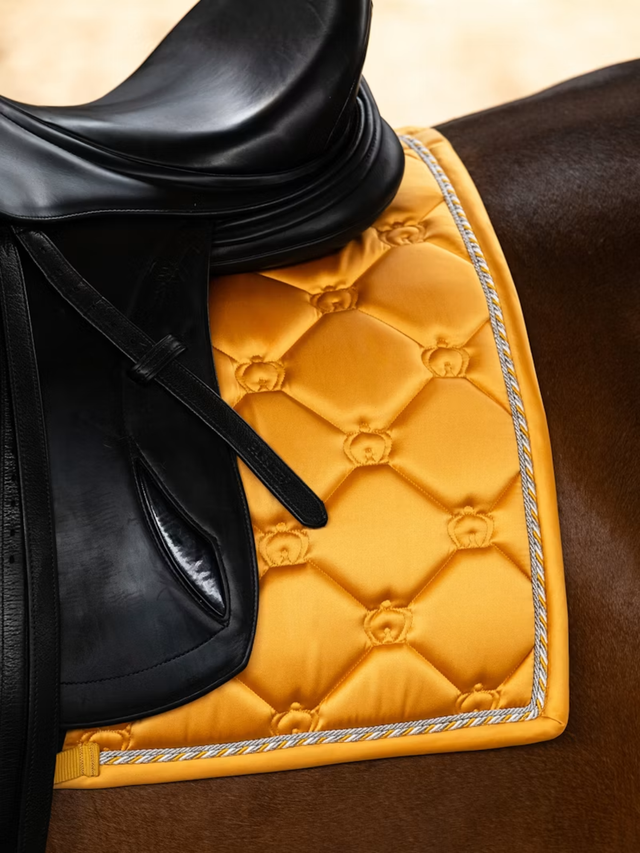 PS of Sweden Original Monogram Dressage Saddle Pad Sunburst Sorbet
