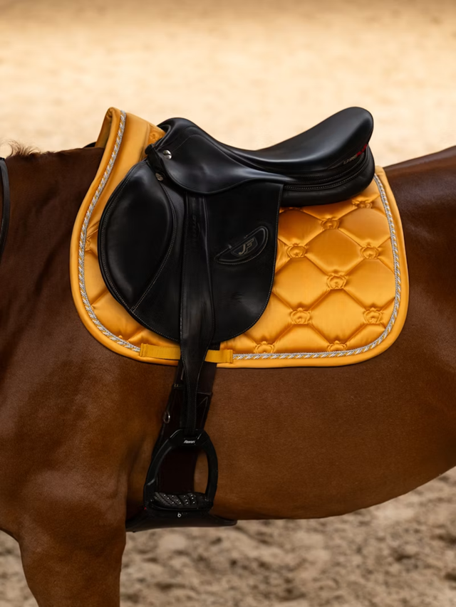 PS of Sweden Original Monogram Jump Saddle Pad Sunburst Sorbet