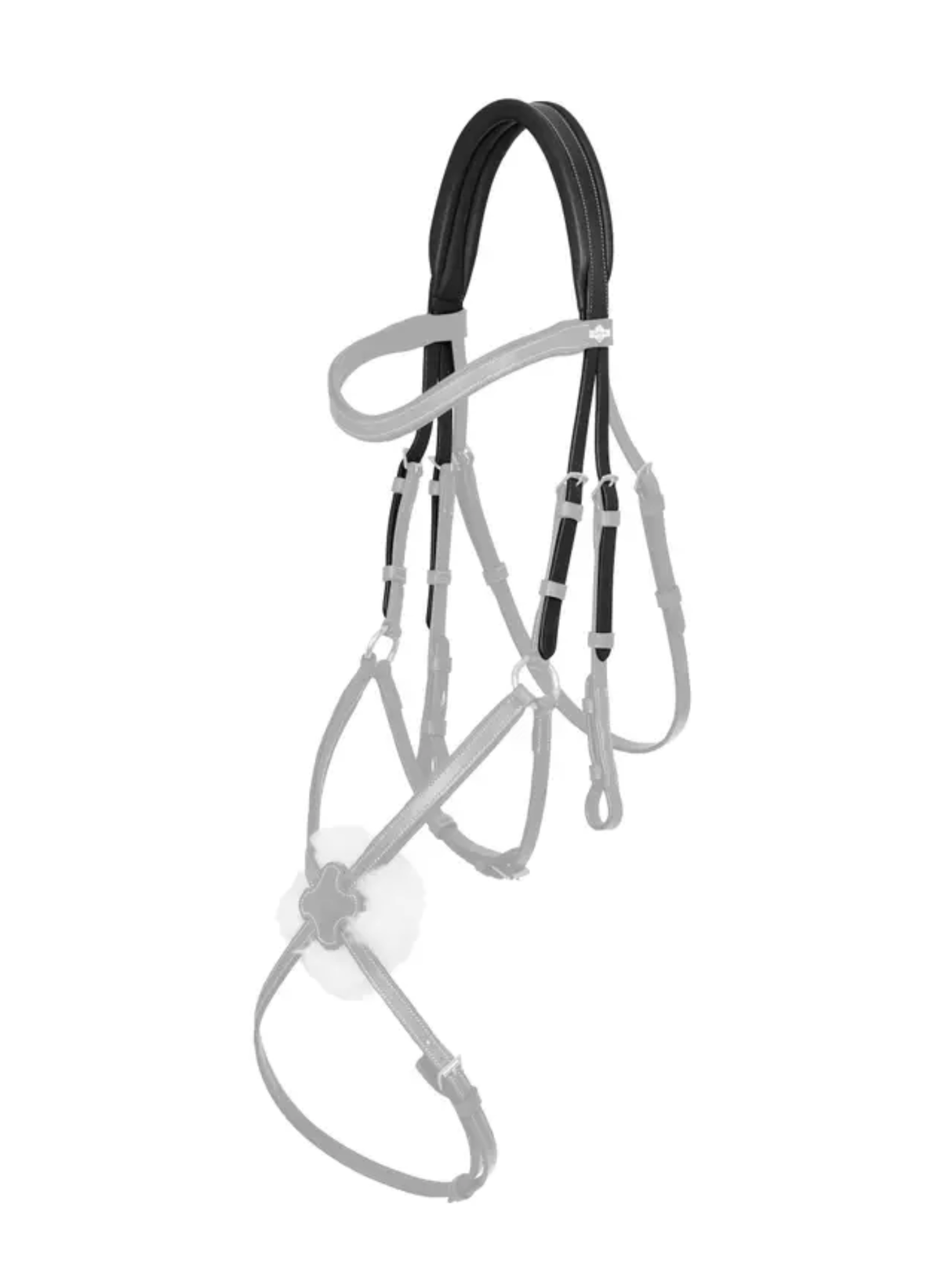 LeMieux Arika Contrast Headpiece Havana/Silver