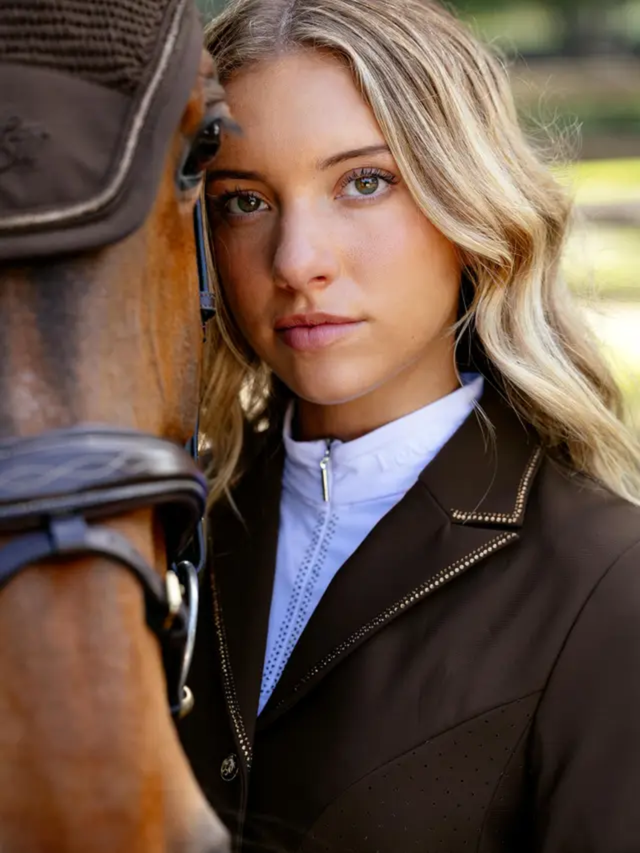 LeMieux Brilliance Diana Show Jacket Espresso