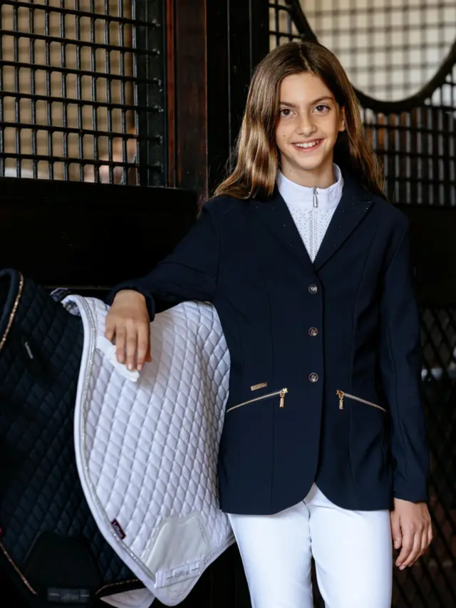 LeMieux Brilliance Junior Pro Show Jacket Navy