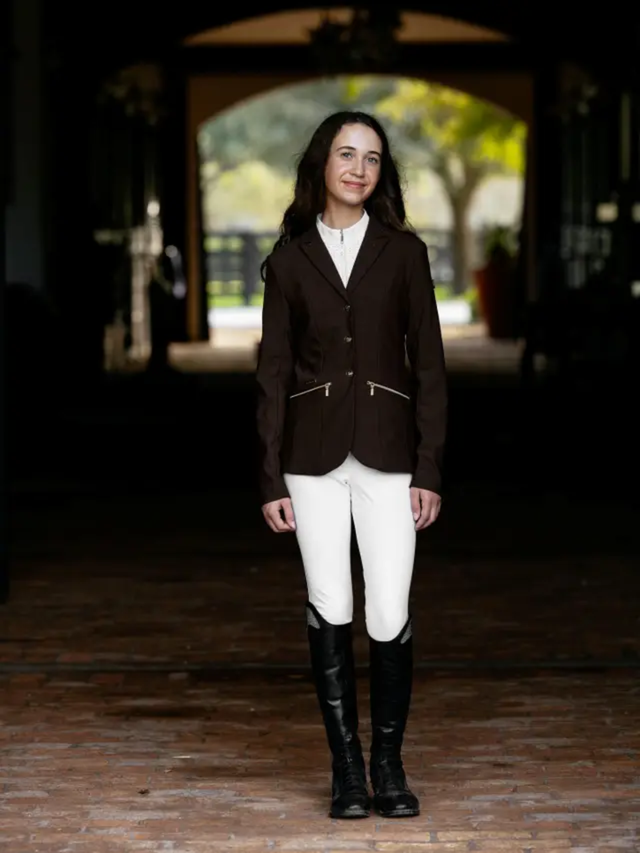 LeMieux Brilliance Junior Pro Show Jacket Espresso