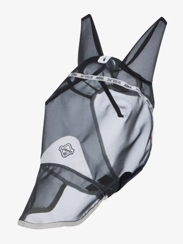 LeMieux 360 Vision Full Fly Mask Grey